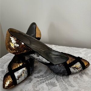 Sequined Pumps